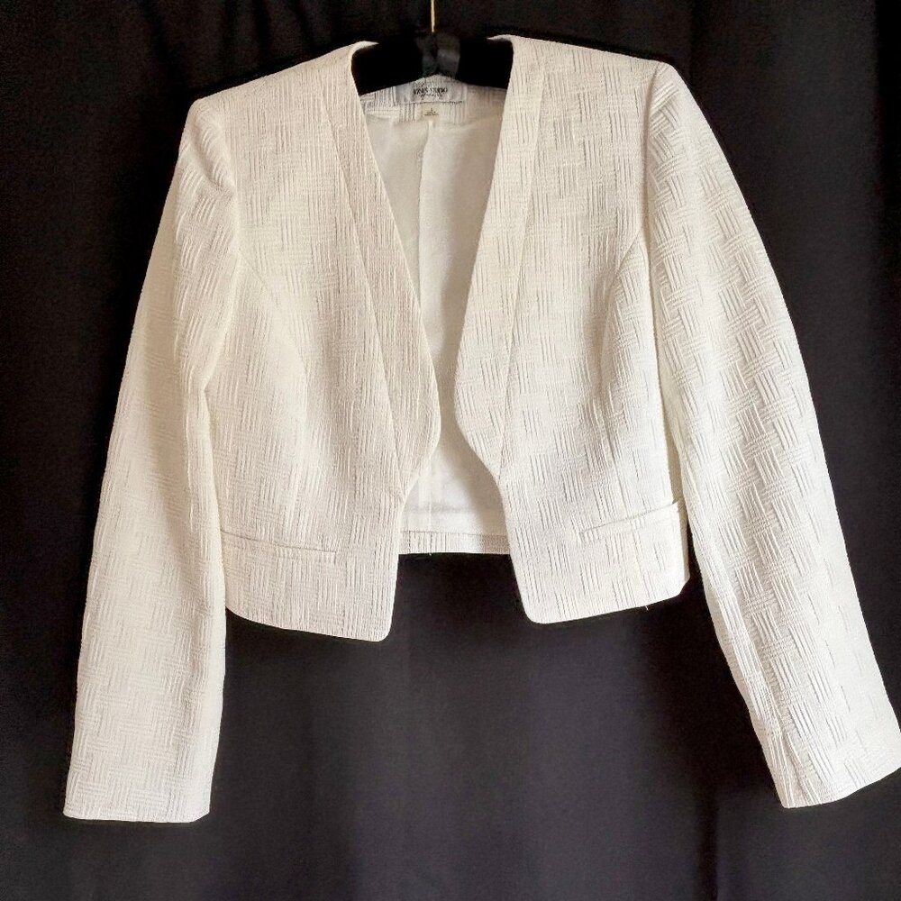 JONES NY SIGNATURE SEPARATES  Ivory Dress Jacket SIZE 8